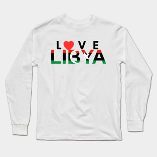 Love Libya Long Sleeve T-Shirt